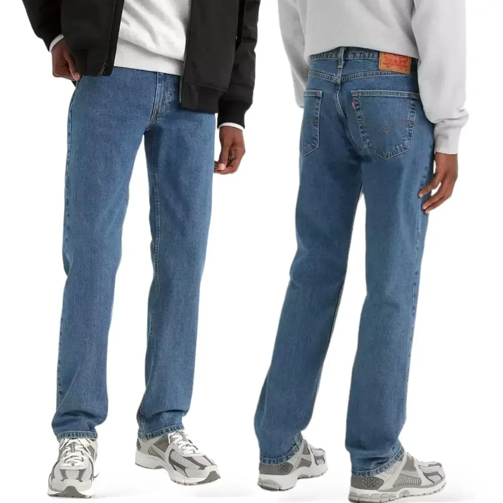 LEVI'S 514 Straight Jeans Denim Relax Medium Wash Mid Rise Classic Baggy 40 x 30